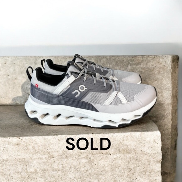On CloudHorizon Grey Athletic Trail Running Hiking Shoes Men's Size 10.5